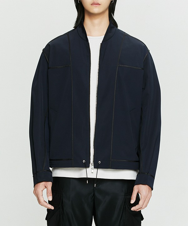 605 PIPING POINT BLOUSON [NAVY]